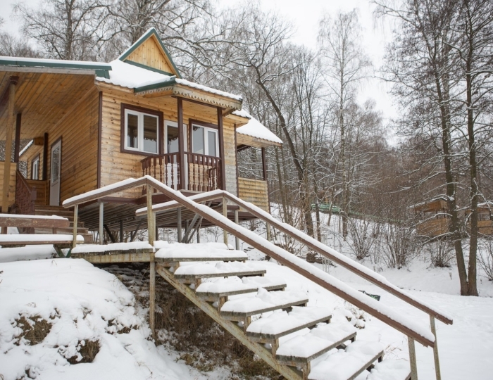 Беседки «Дом рыбака» и «Охотничий домик» - Отель «Orchestra Ока Спа Резорт»